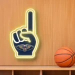 New Orleans Pelicans Neon Sign Nba Foam Finger 1