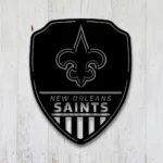 New Orleans Saints Metal Sign Shield Shape 1