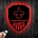 New Orleans Saints Metal Sign Shield Shape 1
