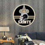 New Orleans Saints Neon Sign Artistic Nfl Helmet Acrylic 1