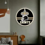 New Orleans Saints Neon Sign Artistic Nfl Helmet Acrylic 1