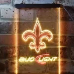 New Orleans Saints Neon Sign Bud Light 1