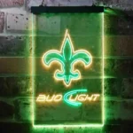 New Orleans Saints Neon Sign Bud Light 1