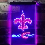 New Orleans Saints Neon Sign Bud Light 1