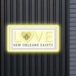 New Orleans Saints Neon Sign Love Sign 1