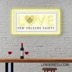 New Orleans Saints Neon Sign Love Sign 1