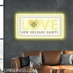 New Orleans Saints Neon Sign Love Sign 1