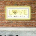 New Orleans Saints Neon Sign Love Sign 1