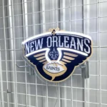 New Orleans Saints Neon Sign Saints Fleur Logo 1