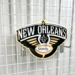 New Orleans Saints Neon Sign Saints Fleur Logo 1