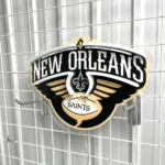 New Orleans Saints Neon Sign Saints Fleur Logo 1