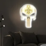 New Orleans Saints Neon Sign The Punisher 1