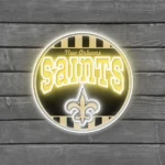 New Orleans Saints Neon Sign Vintage Acrylic 1