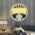 New Orleans Saints Neon Sign Vintage Acrylic 1