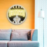 New Orleans Saints Neon Sign Vintage Acrylic 1