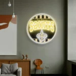 New Orleans Saints Neon Sign Vintage Acrylic 1
