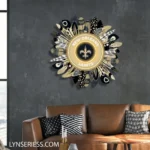 New Orleans Saints Neon Sign Wreath 1