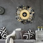 New Orleans Saints Neon Sign Wreath 1