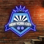 New York City Fc Neon Sign Logo 1
