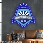 New York City Fc Neon Sign Logo 1