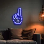 New York City Fc Neon Sign Mls Foam Finger 1