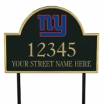 New York Giants Metal Sign Ny Address Plaque 1