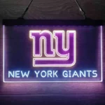 New York Giants Neon Sign Artistic 3 Color 1