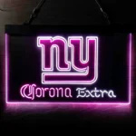 New York Giants Neon Sign Corona Extra 1