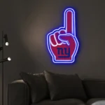 New York Giants Neon Sign Nfl Foam Finger 1