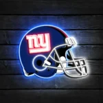 New York Giants Neon Sign Nfl Football Helmet Acrylic Led 1