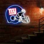 New York Giants Neon Sign Nfl Football Helmet Acrylic Led 1