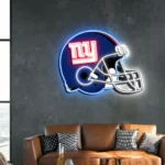 New York Giants Neon Sign Nfl Football Helmet Acrylic Led 1