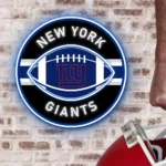 New York Giants Neon Sign Rugby Acrylic 1