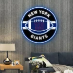 New York Giants Neon Sign Rugby Acrylic 1