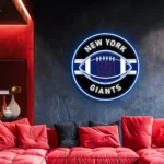 New York Giants Neon Sign Rugby Acrylic 1
