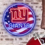New York Giants Neon Sign Us Pennant Acrylic 1