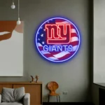 New York Giants Neon Sign Us Pennant Acrylic 1