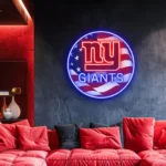 New York Giants Neon Sign Us Pennant Acrylic 1
