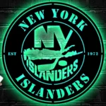 New York Islanders Metal Sign New York Team 1