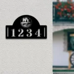 New York Islanders Metal Sign Nhl Metal House Number Sign 1