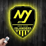 New York Islanders Metal Sign Shield Shape 1