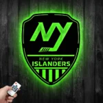 New York Islanders Metal Sign Shield Shape 1