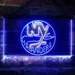 New York Islanders Neon Sign Ny Hockey Badge 1
