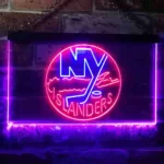 New York Islanders Neon Sign Ny Hockey Badge 1