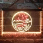 New York Islanders Neon Sign Ny Hockey Badge 1