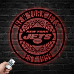 New York Jets Metal Sign Custom Nfl 1