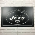New York Jets Metal Sign Jets Oval Badge 1