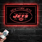 New York Jets Metal Sign Jets Oval Badge 1