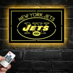 New York Jets Metal Sign Jets Oval Badge 1