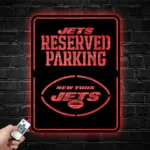 New York Jets Metal Sign Reserved Parking Logo 1